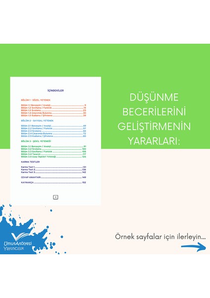Düşünme Becerilerini Geliştirme 3 - Niyazi Şimşek fiyatları
