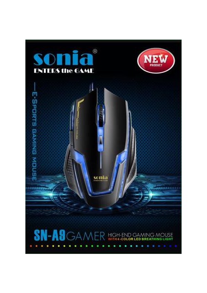 Mouse Sonia Sn-A9 Oyuncu Mouse