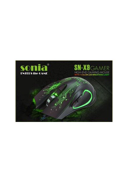 Mouse Sonia Sn-X9 Oyuncu Mouse