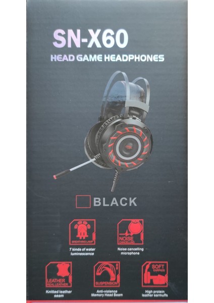 SN-X60 Oyuncu Kulaküstü Kulaklık indirimleri