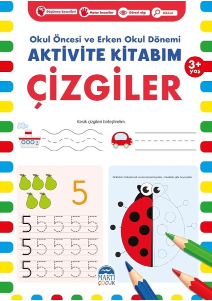 Aktivite Kitabım – Çizgiler (3 + Yaş )