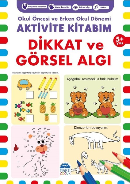 Aktivite Kitabım – Dikkat Ve Görsel Algı ( 5+ Yaş )