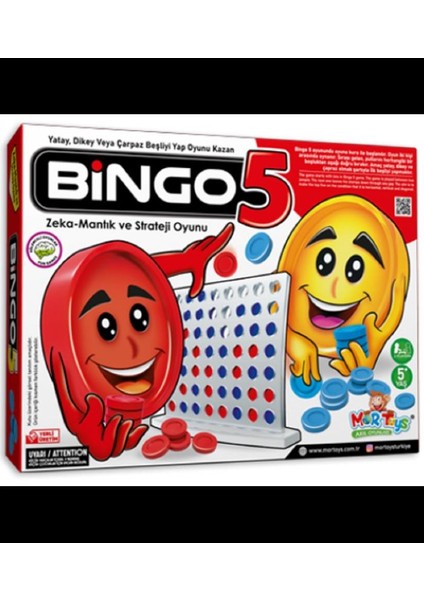 Mortoys 5 Bingo Oyunu Zeka ve Strateji Oyunu,dikkat ve Akıl Oyunu