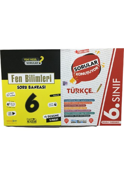 Fen Bilimleri Soru Bankası 6. Sınıf - Türkçe Soru Bankası 6. Sınıf