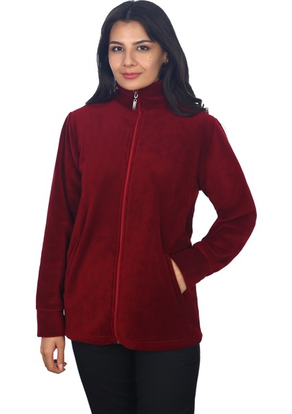 Unisex Bordo Polar modelleri