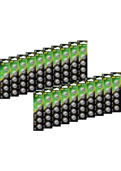CR2025 3V Lıtyum Düğme Pil 5 Blister 20 Kart 100'LÜ