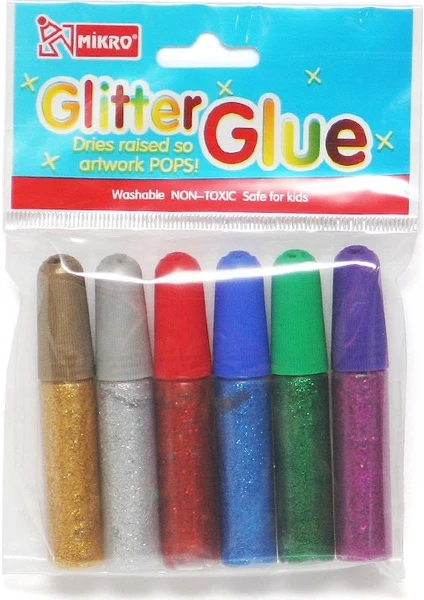 Mıkro Glutter Glue Simli Yapıştırıcı 6 Gr. 6 Renk