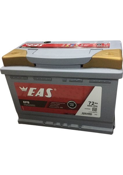 12V72AH Efb Start-Stop Akü