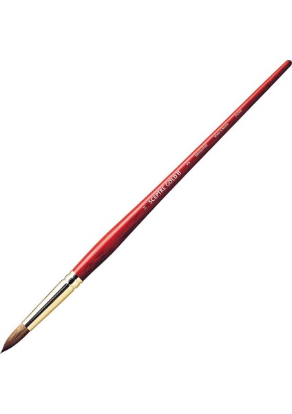 : Sceptre Gold : 404 Serisi Uzun Sap Yuvarlak Fırça No : 14