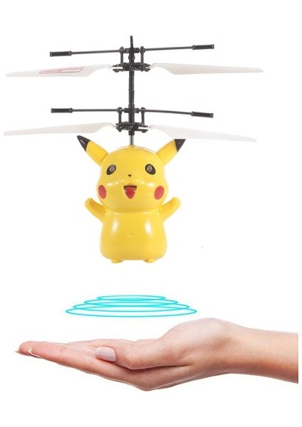 Uçan Pikachu Oyuncak Hareket Sensörlü Işıklı Flying Pokemon modelleri