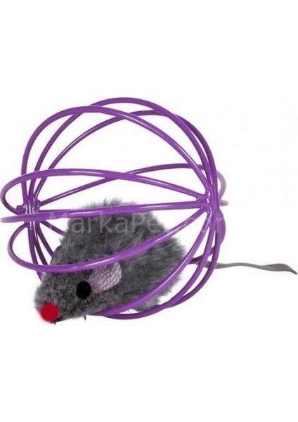 Top Içinde Peluş Fare 6 cm