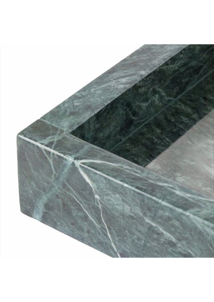 Lux & Marble Verde Marta - Yeşil Mermer Tepsi