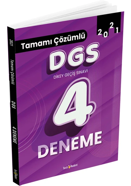 Tercih Akademi DGS Tamamı Çözümlü 4 Deneme