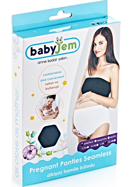 Babyjem Dikişsiz Hamile Külodu Xl Bd Ten