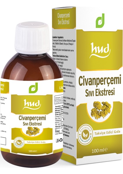 Civanperçemi Sıvı Ekstresi 100 ml