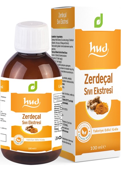 Zerdeçal Sıvı Ekstresi 100 ml