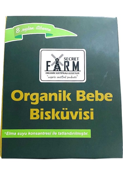 Organik Bebe Bisküvisi 150 gr