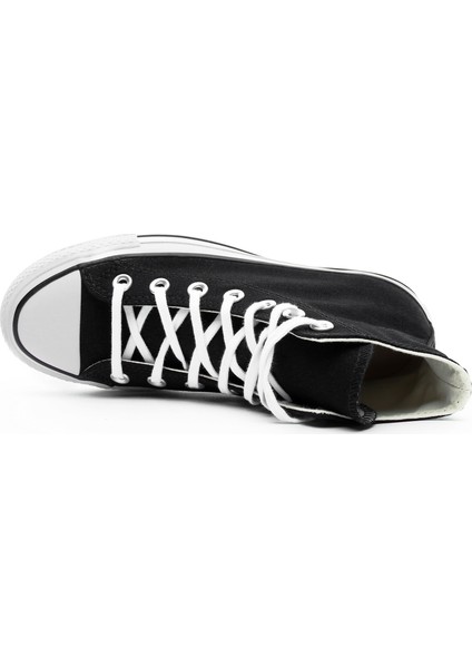 Chuck Taylor All Star Lift Hi Kadın Siyah Sneaker 560845C.001 fırsatları