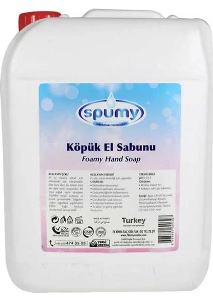 Köpük El Sabunu 5 Lt