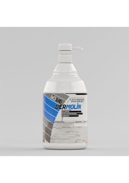 Dermolin %77 Alkol Bazlı Elit El ve Cilt Dezenfektanı 1000 ml Pompalı