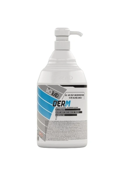 Derm %70 Alkol Bazlı Elit El ve Cilt Antiseptiği 1000 ml Pompalı