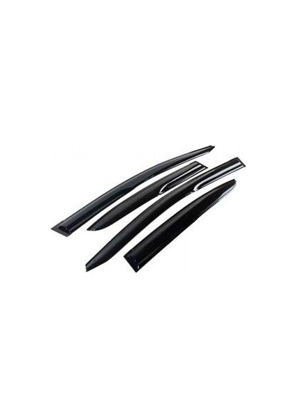 Honda Civic 2012-2016 Araca Özel Mugen Cam Rüzgarlıgı 4'lü Set