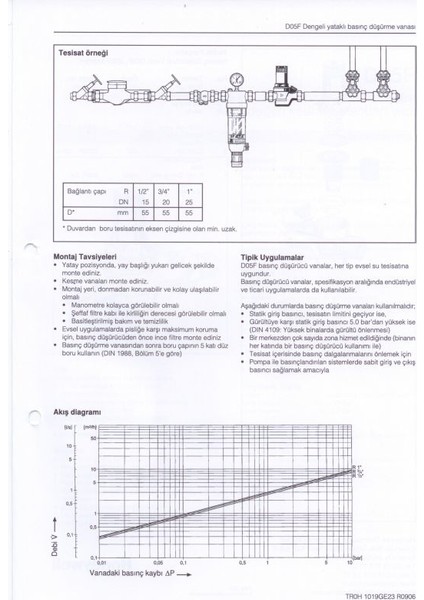 D05FS-3/4 Honeywell Su Basınç Düşürücü (3/4'' - Maks. 25 Bar)