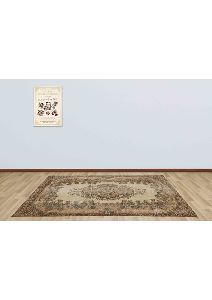 Eskitme Vintage El Dokuma Halı 165 x 280 cm