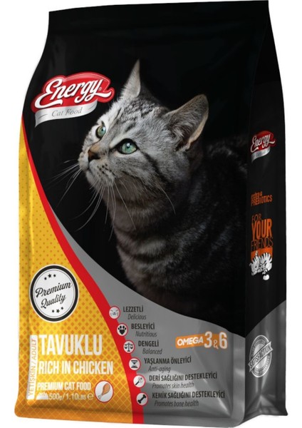 Tavuklu Yetişkin Kedi MAMASI-500 Gram