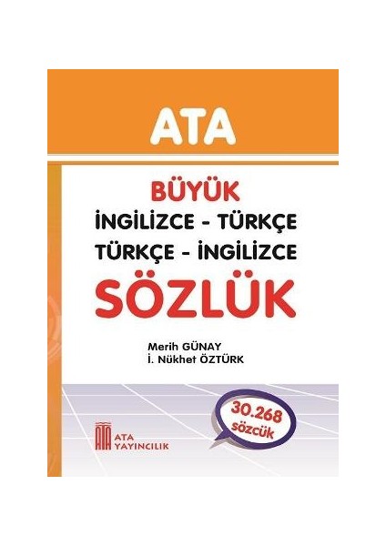 Büyük Türkçe - İngilizce Sözlük (Sert Kapak)