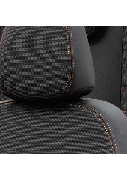 Renault Clio 3 Sw 2006-2012 Özel Üretim Koltuk Kılıfı Paris Design Bej - Siyah