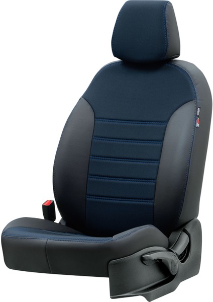 Seat Altea Xl 2004-2015 Özel Üretim Koltuk Kılıfı Paris Design Mavi - Siyah