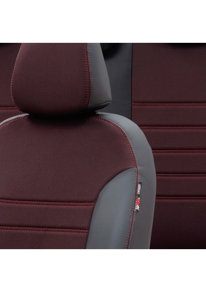 Seat Cordoba 2003-2009 Özel Üretim Koltuk Kılıfı Paris Design Kırmızı - Siyah