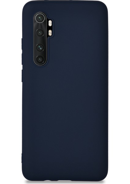 Xiaomi Redmi Note 10 Lite Kılıf Kamera Korumalı Premier Silikon Kapak Lacivert