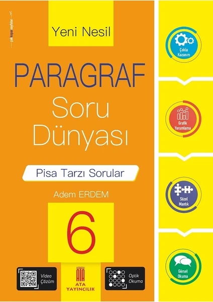 Ata Yayıncılık 6. Sınıf Yeni Nesil Paragraf Soru Dünyası