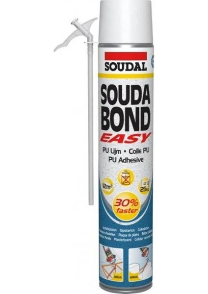 Pu Mantolama ve Gazbeton Yapıştırma Köpüğü Pipetli Soudabond Easy 750 ml - Soudal