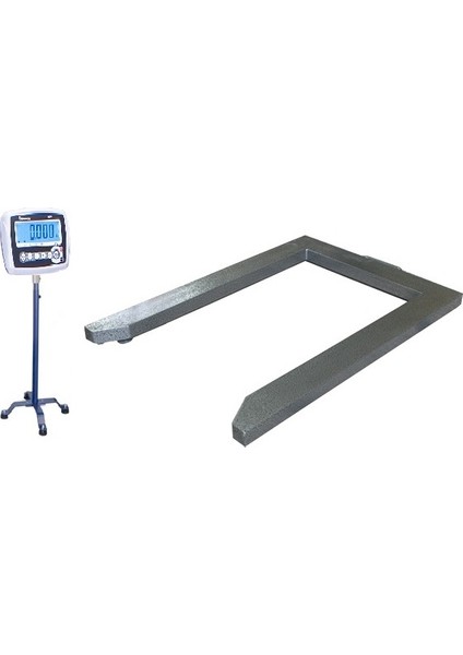 Di̇komsan Rcw-U U Tipi Baskül 3000 kg x 100 gr 120 x 109 cm