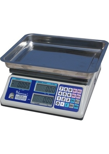 Di̇komsan Tutar Hesaplamalı Terazi Sep-15 kg x 2 / 5 gr
