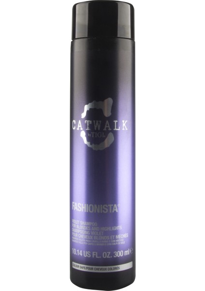 Fashionista Sarı Saçlar ve Röfleler Için Renk Koruyucu Sülfatsız Mor Şampuan 300 ml