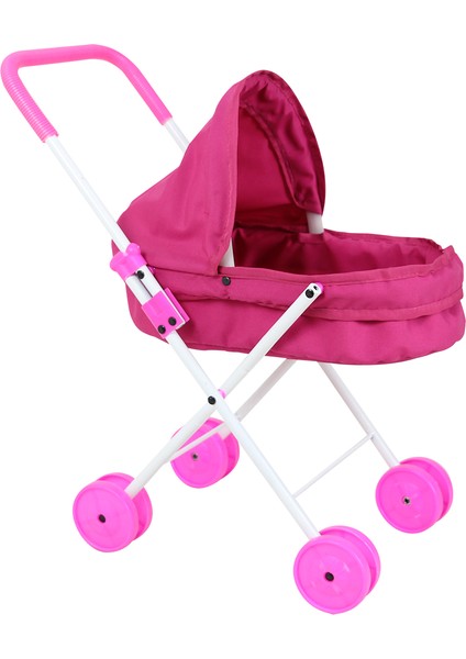 Prenses Katlanabilir Metal Oyuncak Bebek Arabası