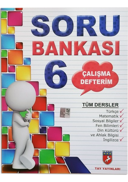 Tay Yayınları Tüm Dersler Soru Bankası 6. Sınıf Çalışma Defterim