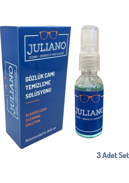 3 Adet Gözlük Temizleme Antistatik Solusyon Sprey Set