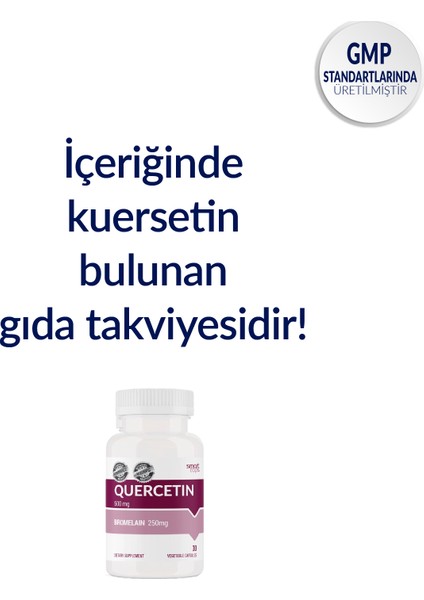 Quercetin 500 Mg 30 Kapsül fırsatları