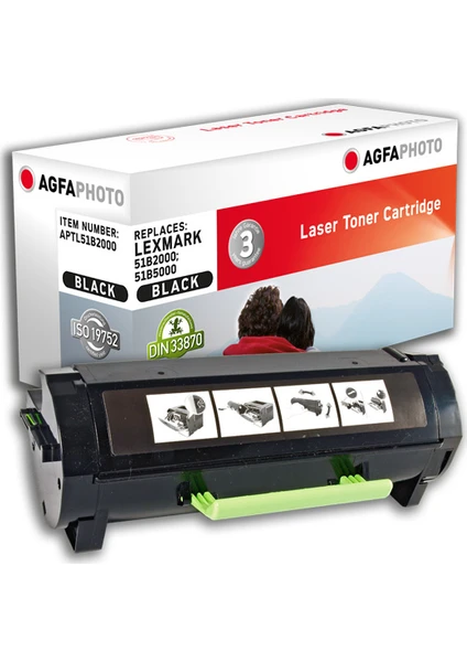 Lexmark Ms317 Ms417 Mx317 Mx417 2.500 Syf Siyah Avrupa Muadil Toner 51B5000