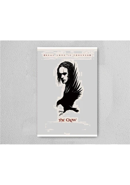 The Crow Retro Vintage Ahşap Poster Tablo