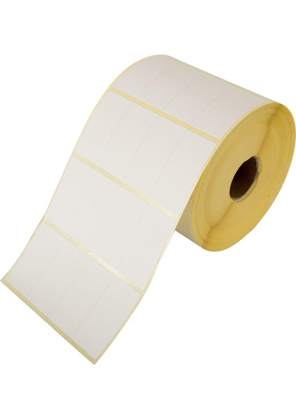20 mm x 40 mm 5'li Kuşe Etiket 5000 Adet