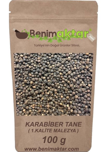 Karabiber Tane Kara Biber 1.Kalite Malezya Malabar Cinsi 100 gr