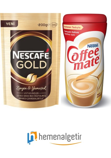 Gold Eko 200 gr + Coffemate 400 gr