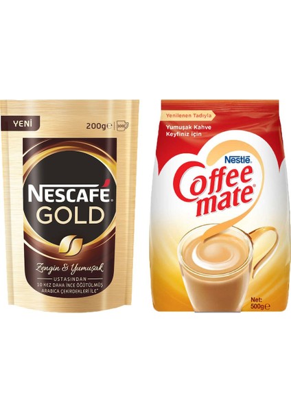 Nescafe Gold 200 G + Nestle Coffee Mate 500 G