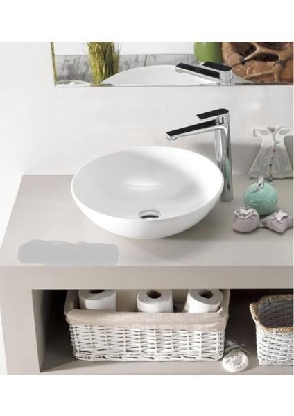 Cerastyle Zero Tezgah Üstü Lavabo 46 cm